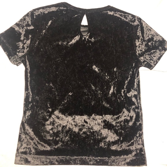 Soft velvet black shirt - Picture 3 of 6